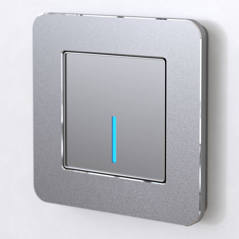 Рамка из металла Werkel Platinum на 1 пост Алюминий W0012606 — изображение 2