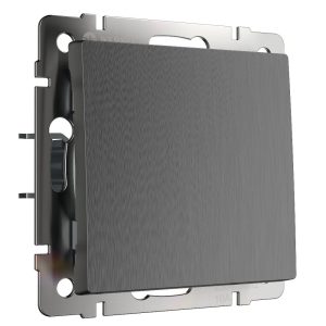 Выключатель одноклавишный встраиваемый Werkel Графит W1110004