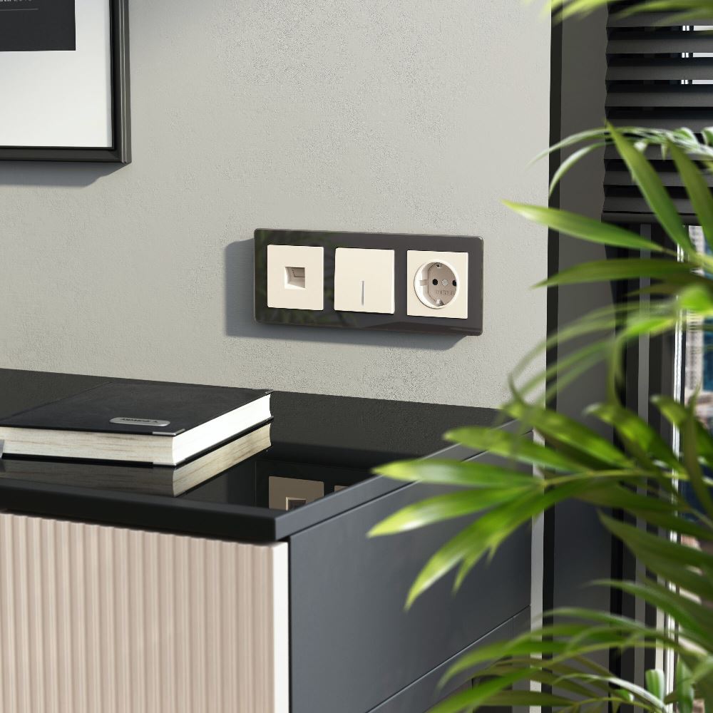 Розетка встраиваемая Ethernet Werkel RJ-45 Айвори матовый W1181062 — изображение 2