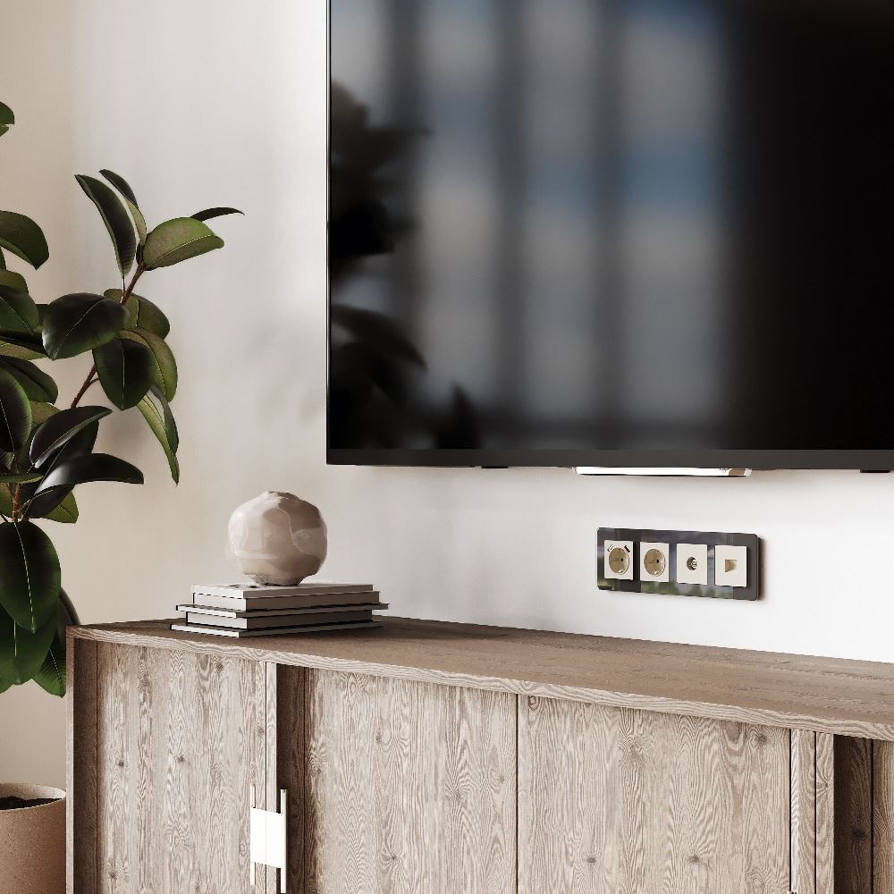 Розетка встраиваемая Ethernet Werkel RJ-45 Айвори матовый W1181062 — изображение 3