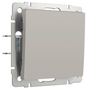 Выключатель одноклавишный встраиваемый проходной Werkel Дымчатый W1212004