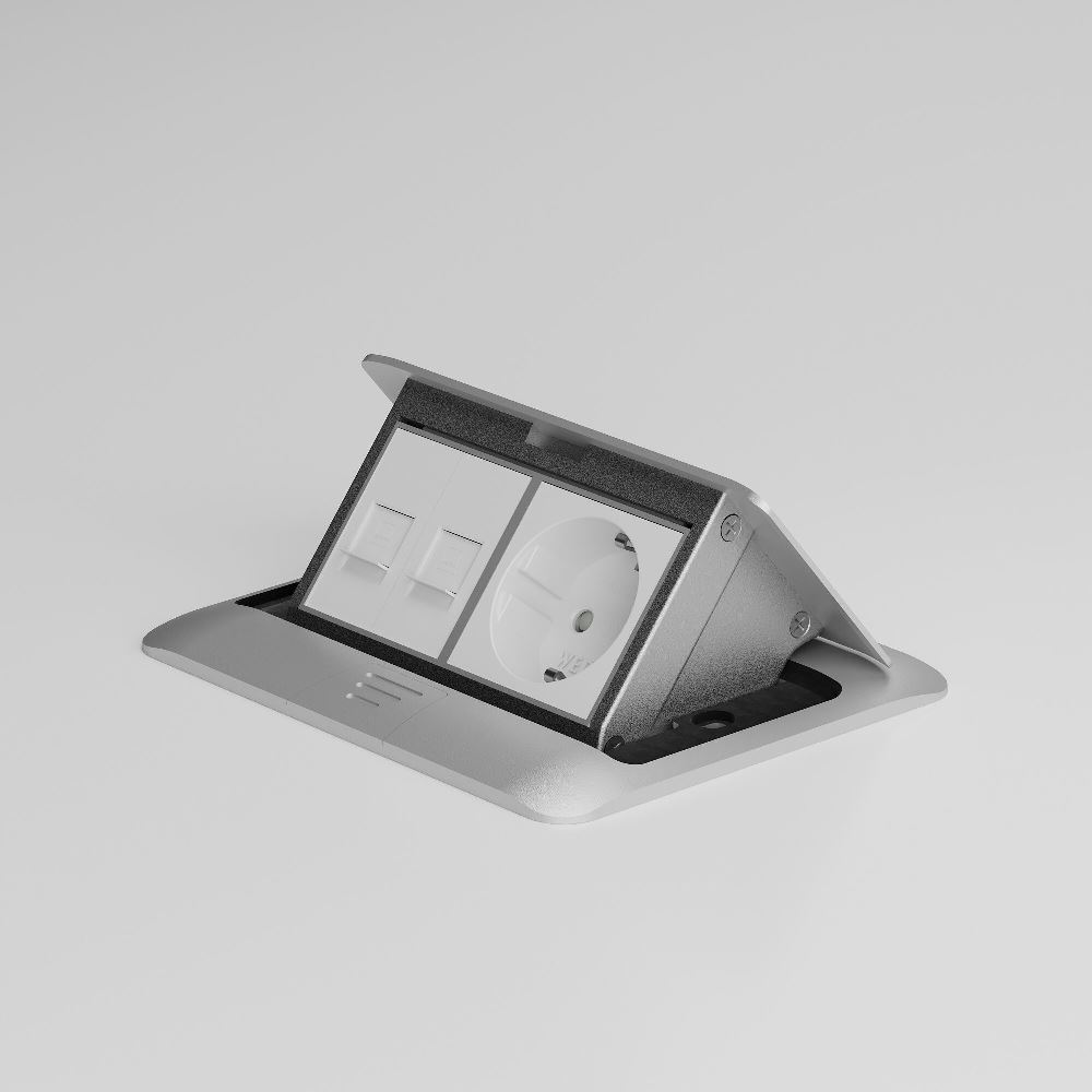 Розетка модульная Ethernet Werkel RJ-45 6 cat. Белый W1281101 — изображение 2