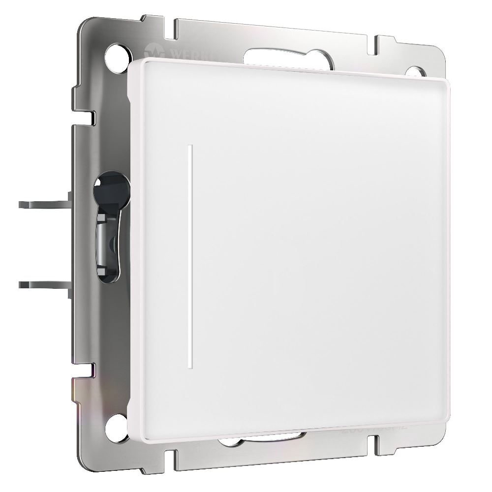 Выключатель одноклавишный встраиваемый сенсорный Werkel с Wifi Белый W4513001