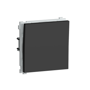 Выключатель одноклавишный встраиваемый Donel R98 Черный матовый DA10100-DA29628