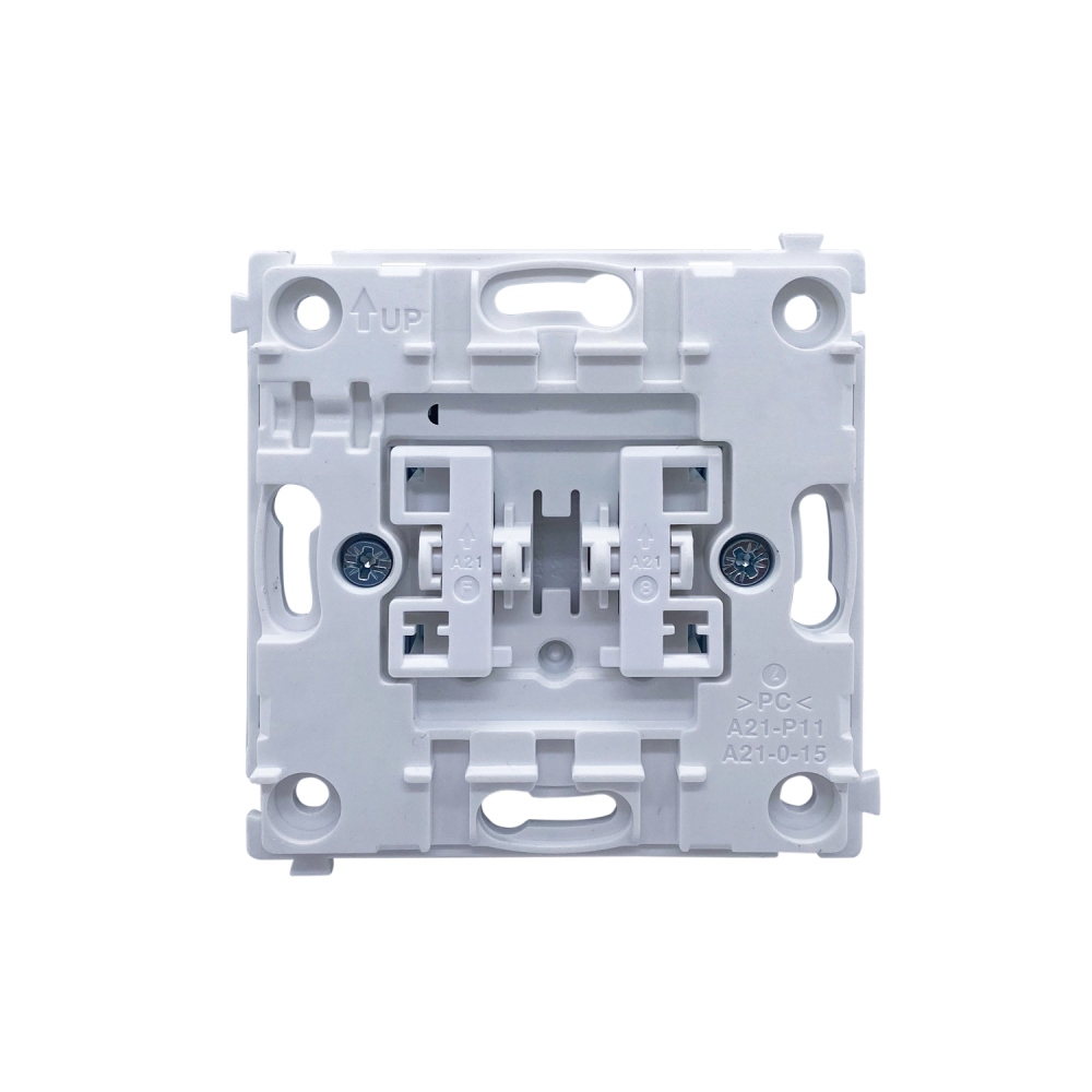 Выключатель двухклавишный встраиваемый проходной Donel R98 Изумруд матовый DA10800-DA29539 — изображение 5