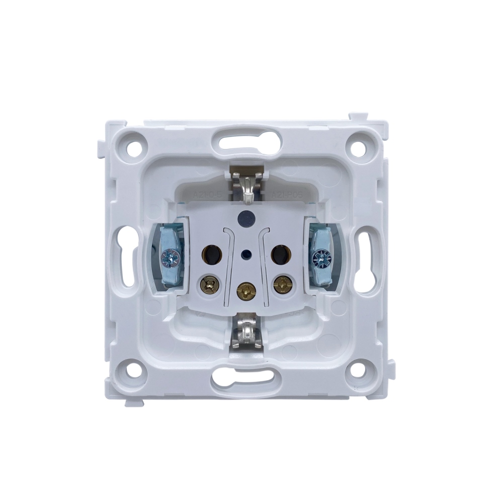 Розетка встраиваемая Donel R98 Schuko с крышкой и заземлением на винтах Кашемир матовый DA18800-DA45435 — изображение 6