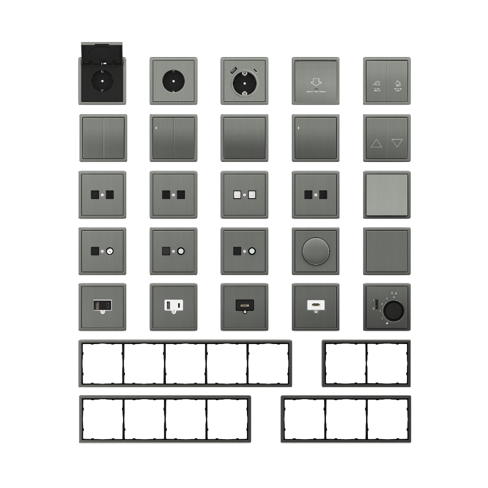 Розетка встраиваемая Donel R98 Metal Schuko с заземлением и шторками на клеммах Никель DA19900-DA220NB — изображение 3