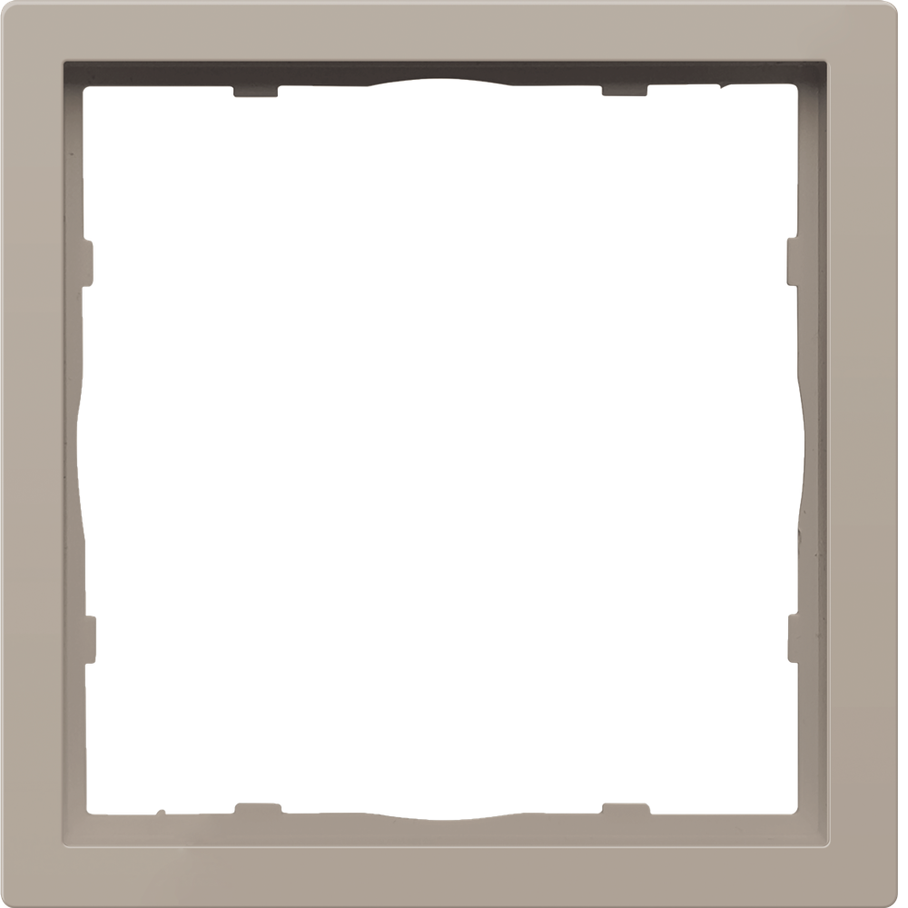 Рамка пластиковая Donel R98 нa 1 пост Кашемир матовый DA21135