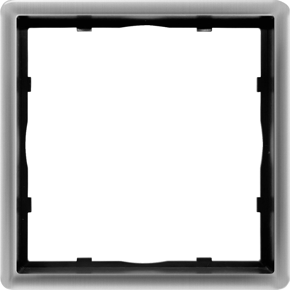 Рамка из металла Donel R98 Metal на 1 пост Никель DA211NB