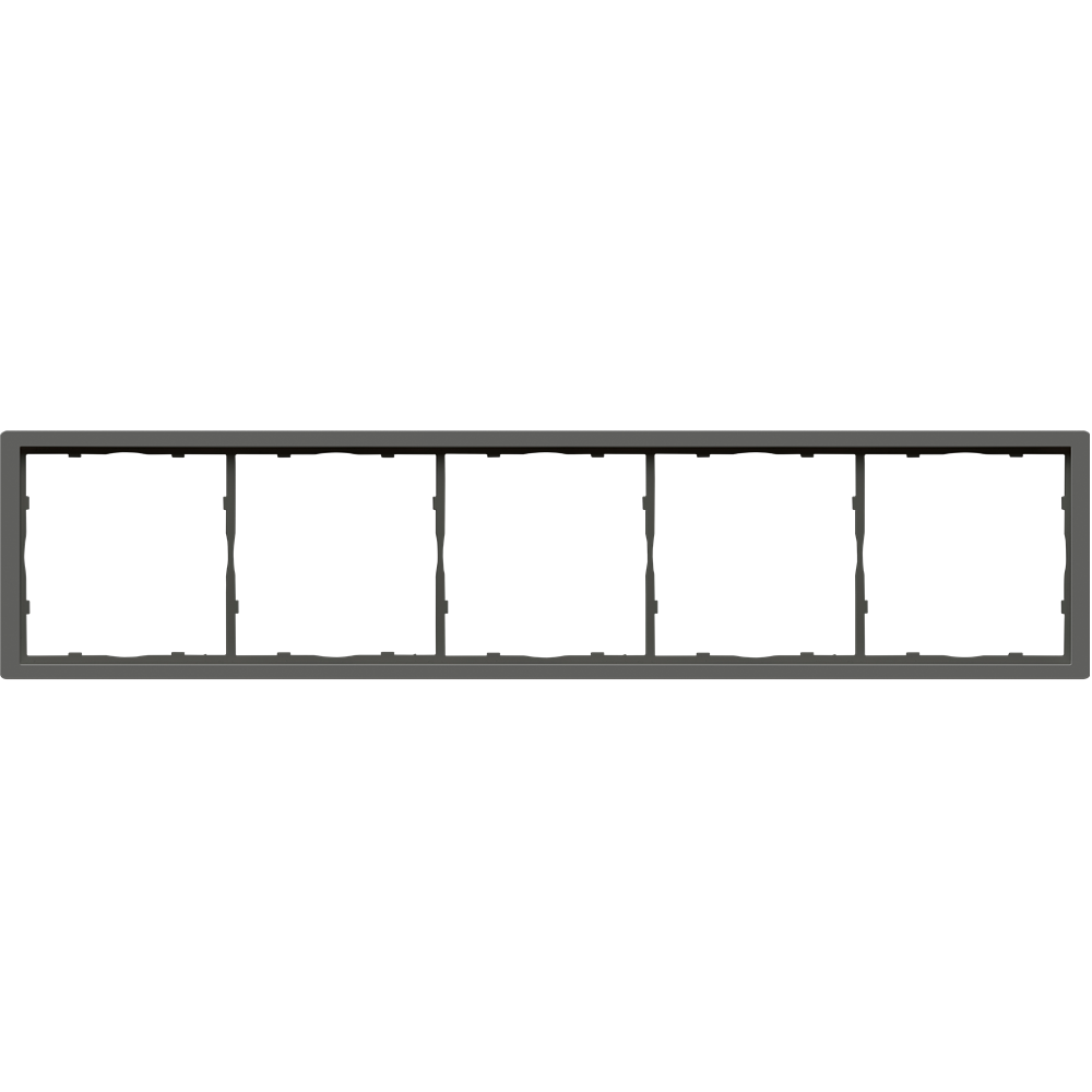 Рамка пластиковая Donel R98 на 5 постов Шоколад матовый DA21542