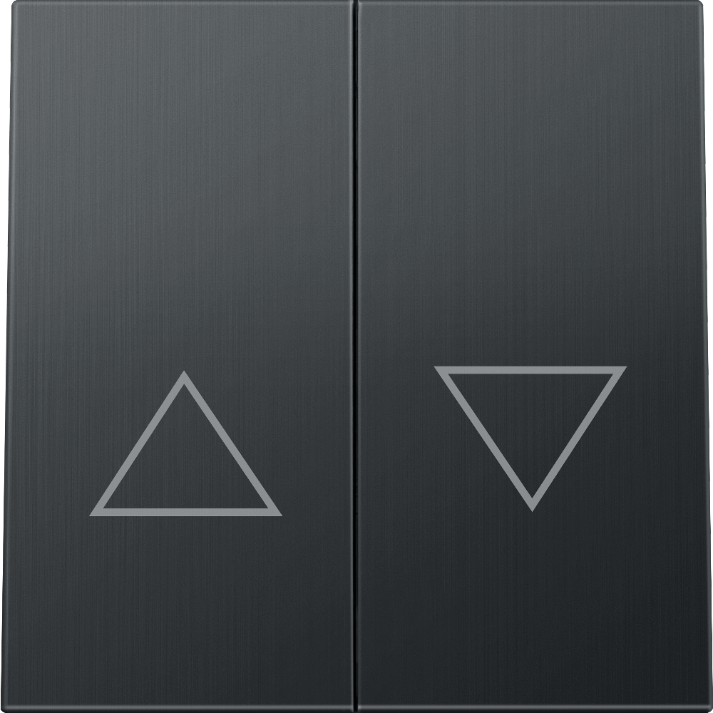 Выключатель жалюзи встраиваемый Donel R98 Metal с блокировкой Вороненая сталь DA25800-DA294GS — изображение 2