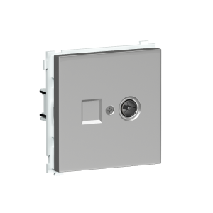 ТВ-розетка встраиваемая оконечная Donel R98 Алюминий матовый DA30100-DA87926