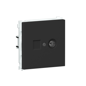 ТВ-розетка встраиваемая оконечная Donel R98 Карбон матовый DA30100-DA87930