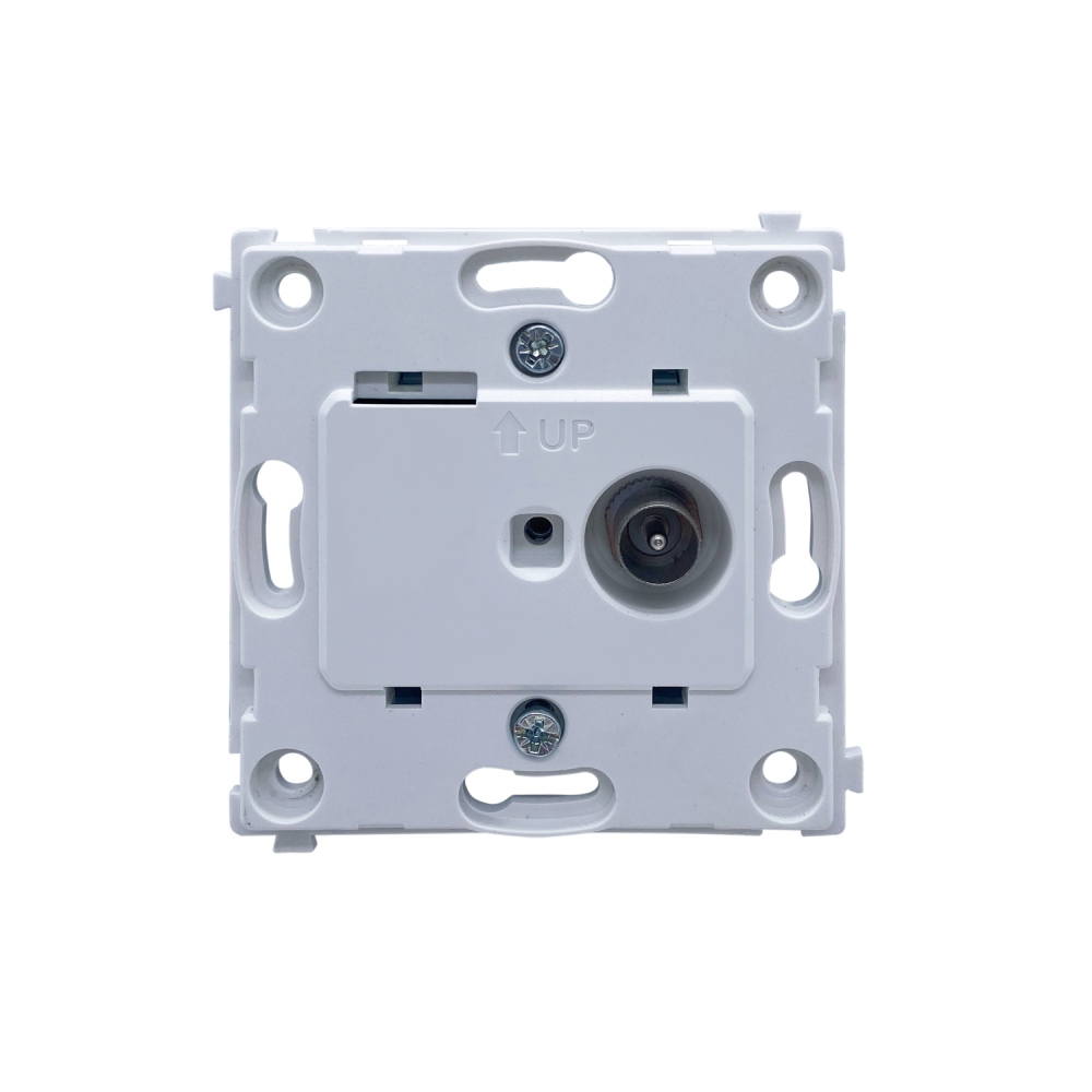 ТВ-розетка встраиваемая оконечная Donel R98 Metal Вороненая сталь DA30100-DA879GS — изображение 5