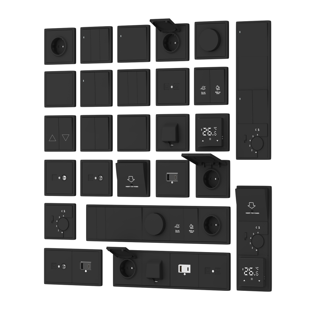 Розетка встраиваемая комбинированная Donel R98 RJ45+ SAT Карбон матовый DA30600-DA88930 — изображение 2