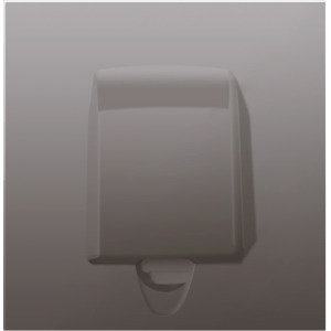 Вывод кабеля Donel R98 Сталь матовая DA87137