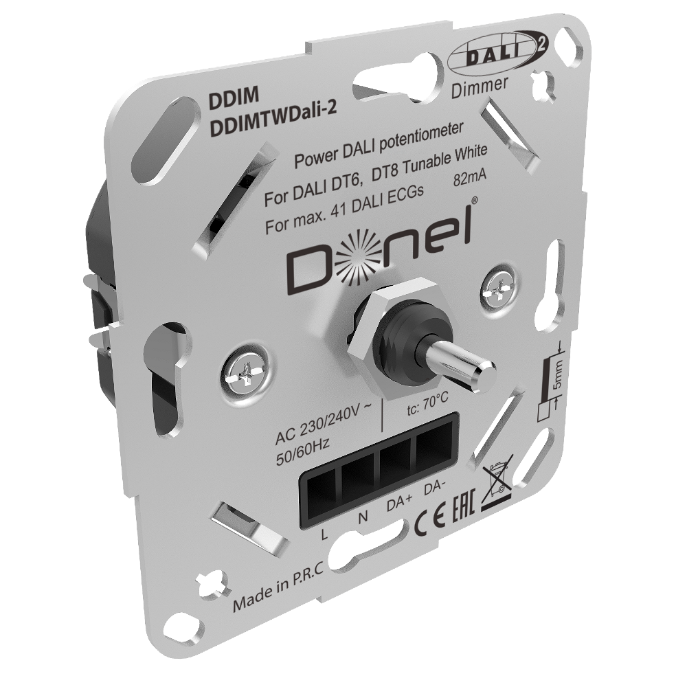 Диммер Donel R98 Dali роторный Шоколад матовый DDIMTWDali-2-DA65042 — изображение 3