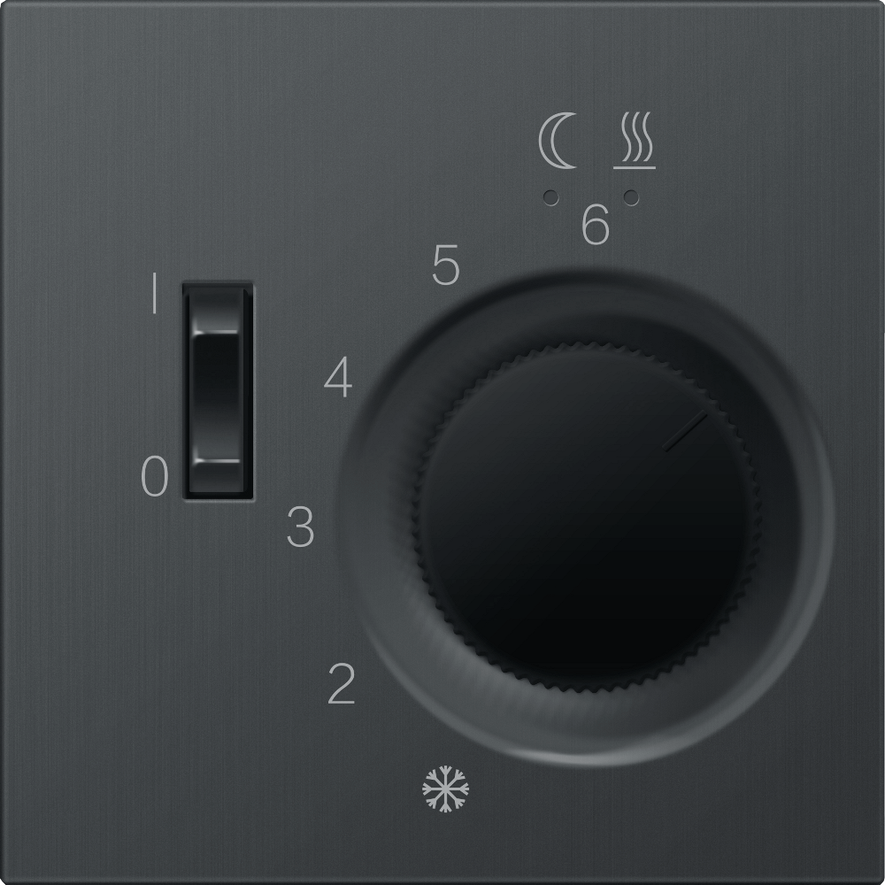 Терморегулятор механический Donel R98 Metal с внешним датчиком Вороненая сталь DTEF231-DA149GS — изображение 2