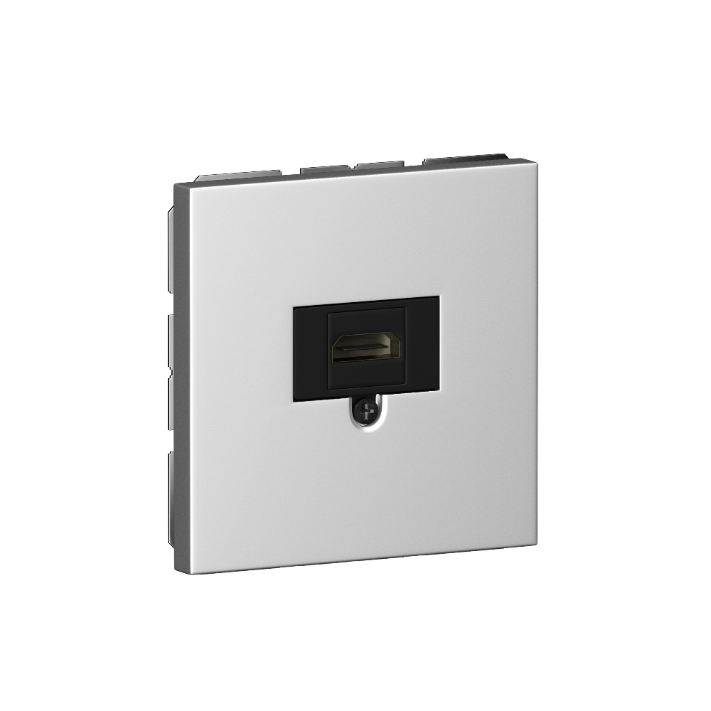 Розетка встраиваемая HDMI Donel R98 2.0a Алюминий матовый STRS20A-DA27626