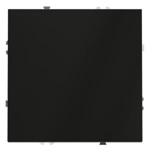 Выключатель одноклавишный встраиваемый перекрестный Voltum S70 Черный матовый VLS010508