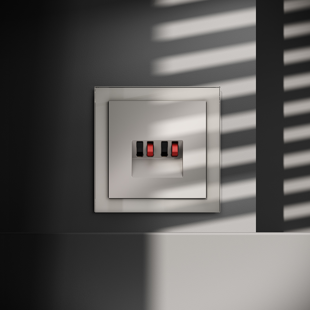 Акустическая розетка встраиваемая Voltum S70 Кашемир VLS060303 — изображение 4