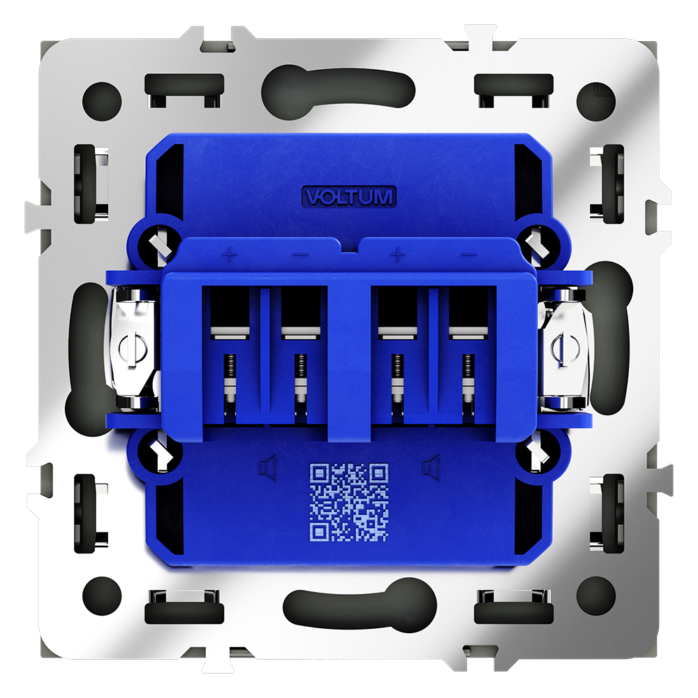 Акустическая розетка встраиваемая Voltum S70 Графит VLS060307 — изображение 3