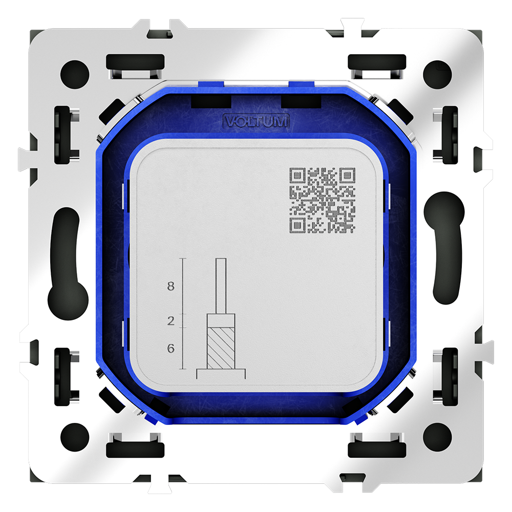 Розетка встраиваемая TV-SAT Voltum S70 оконечная Титан VLS060406 — изображение 3