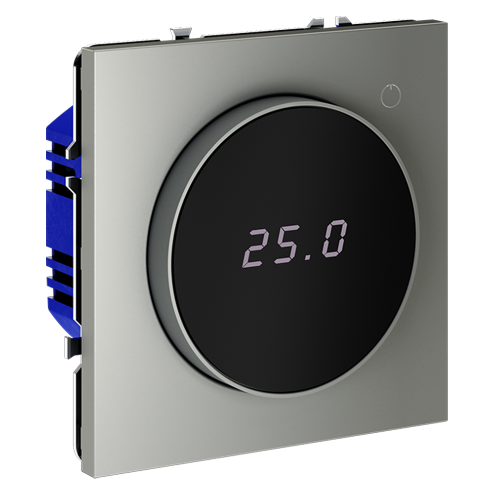 Терморегулятор электронный Voltum S70 с индикацией и датчиком, для теплого пола Сталь VLS070105 — изображение 2