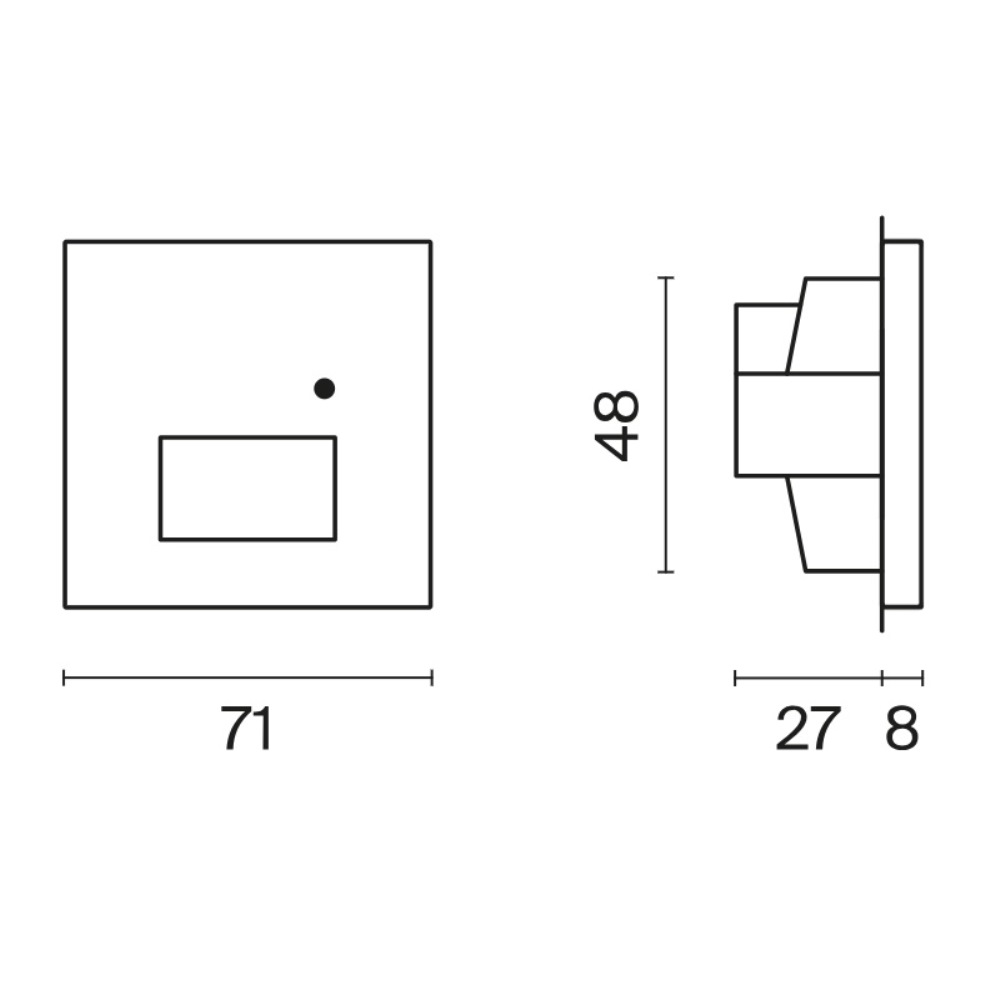 LED подсветка встраиваемая Voltum S70 с датчиком Кашемир VLS070703 — изображение 5