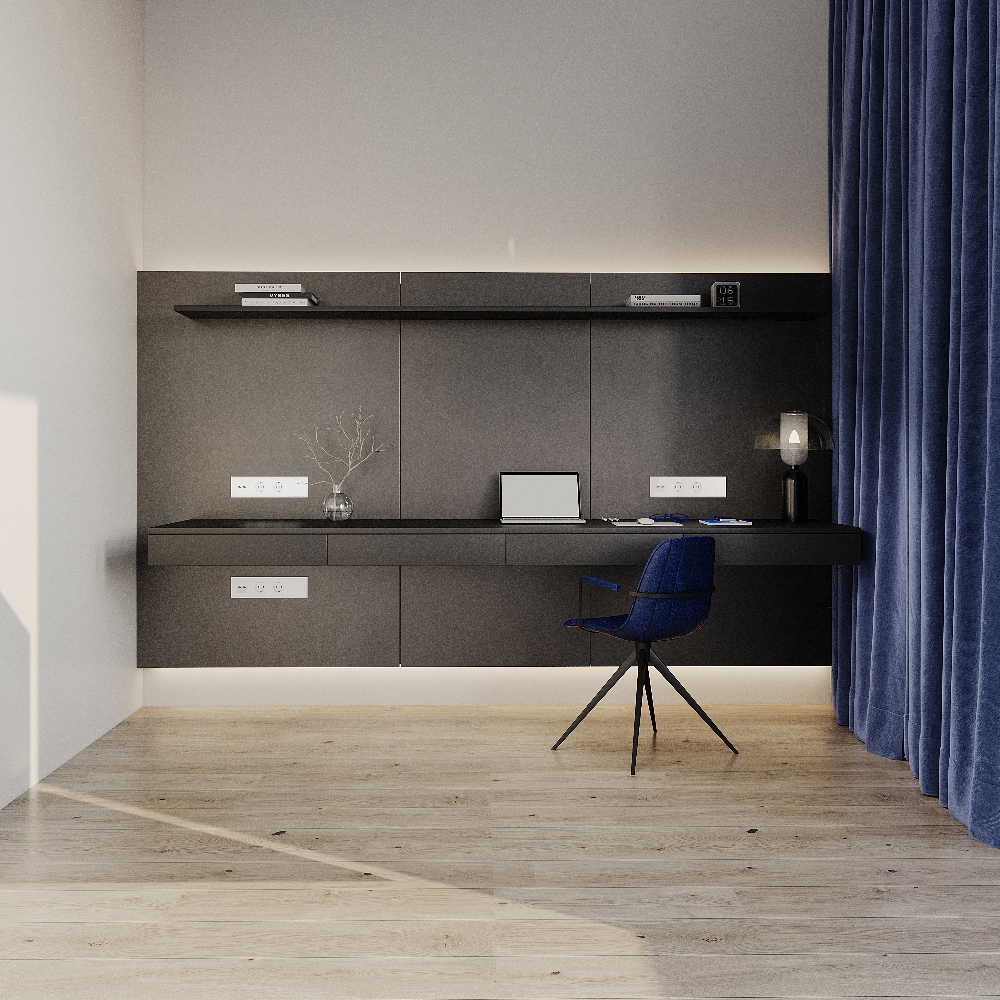 Рамка пластиковая Voltum S70 на 4 поста Белый Глянцевый VLS100401 — изображение 4