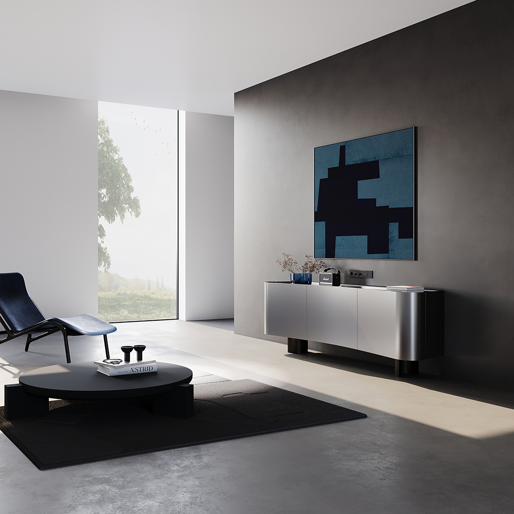 Рамка пластиковая Voltum S70 на 5 постов Черный матовый VLS100508 — изображение 4