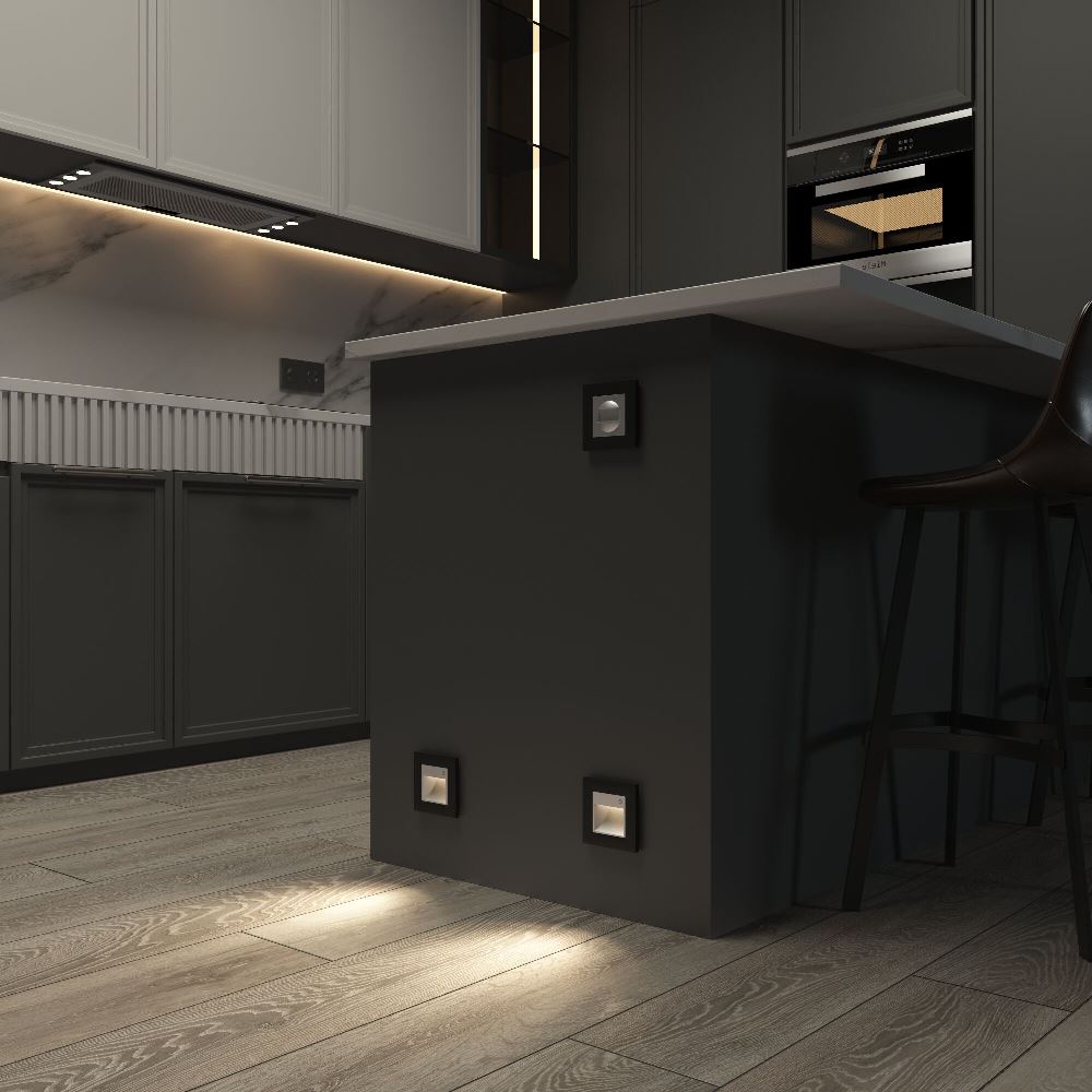 Датчик движения встраиваемый Werkel двухпроводный Серебряный матовый W1155105 — изображение 3