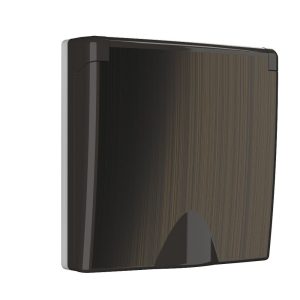 Накладка для розетки Werkel IP 44 с крышкой Бронзовый W1179212