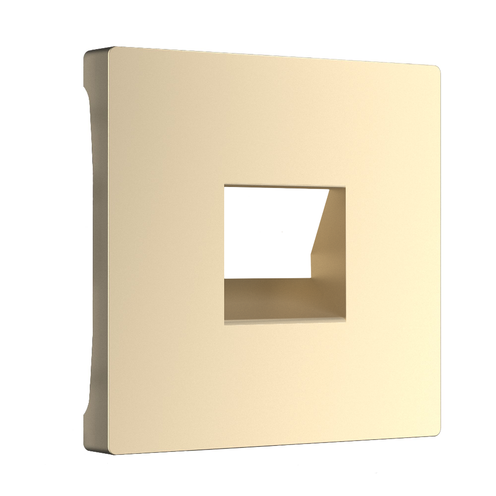 Накладка для телефонной розетки Werkel RJ-11 Шампань W1192011